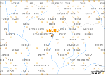 map of Eguru