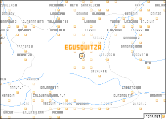 map of Egusquitza