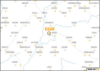 map of Egwa