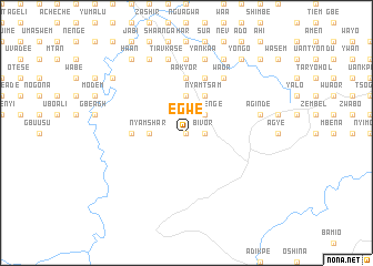 map of Egwe