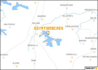 map of Egyptian Acres