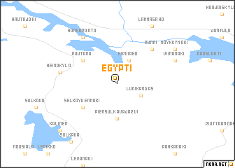 map of Egypti