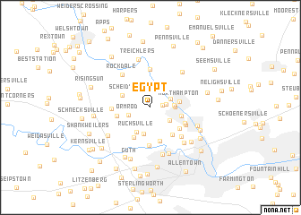 map of Egypt