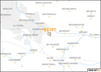 map of Egypt