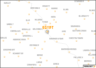 map of Egypt