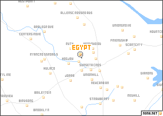 map of Egypt