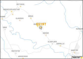 map of Egypt