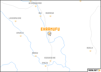 map of Eha Amufu