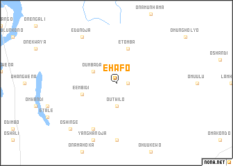 map of Ehafo