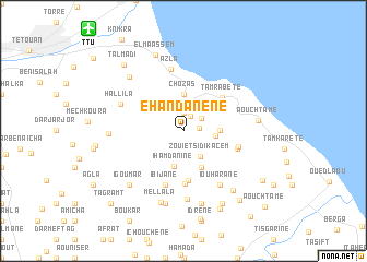 map of Ehandanene