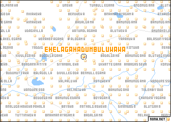 map of Ehelagaha Dumbuluwawa