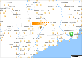 map of Ehiahianda