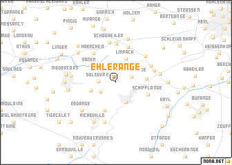 map of Ehlerange