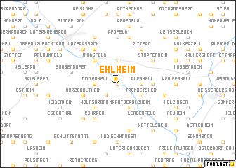 map of Ehlheim