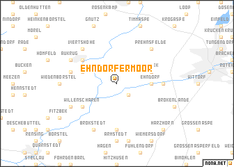 map of Ehndorfermoor