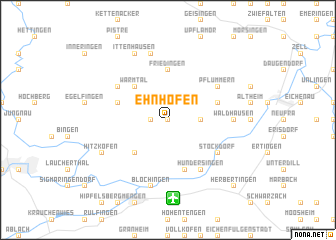 map of Ehnhofen