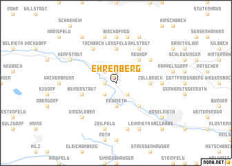 map of Ehrenberg