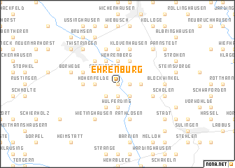 map of Ehrenburg