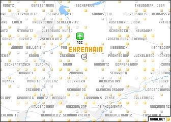 map of Ehrenhain