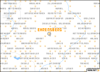 map of Ehrensberg