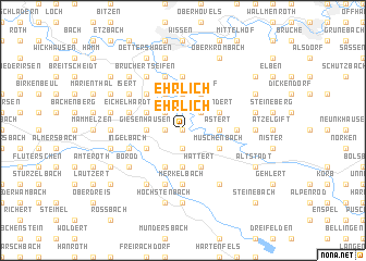 map of Ehrlich