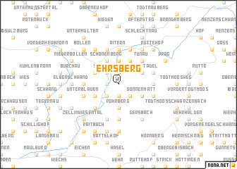 map of Ehrsberg