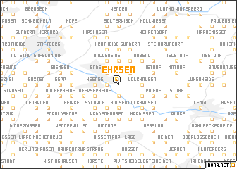 map of Ehrsen