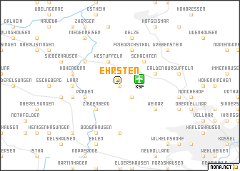 map of Ehrsten