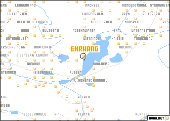 map of Ehrwang