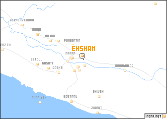 map of Eḩshām