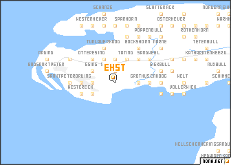 map of Ehst