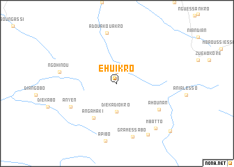 map of Ehuikro