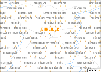 map of Ehweiler
