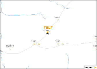 map of Ehwé