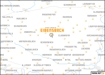 map of Eibensbach