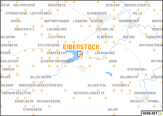 map of Eibenstock