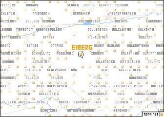 map of Eiberg