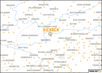 map of Eichach