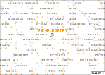 map of Eichelgarten