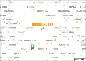 map of Eichelhütte