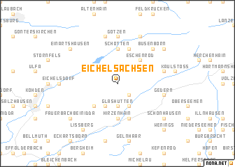 map of Eichelsachsen