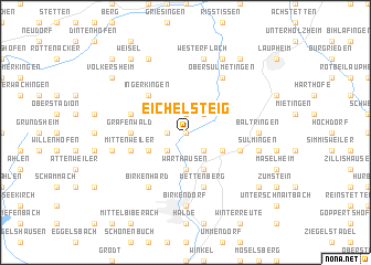 map of Eichelsteig