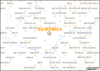 map of Eichenbach