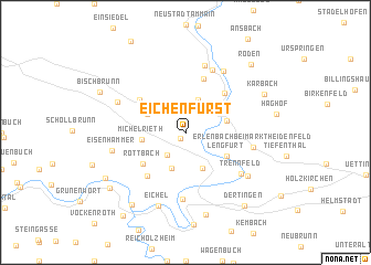 map of Eichenfürst