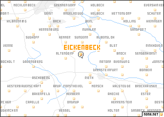 map of Eickenbeck