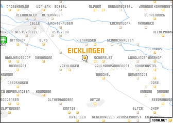 map of Eicklingen