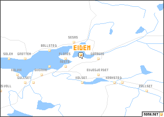 map of Eidem