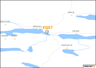 map of Eidet