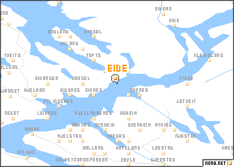 map of Eide