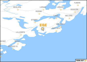 map of Eide